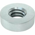 Bsc Preferred Zinc-Plated Steel Press-Fit Nut for Sheet Metal 8-32 Thread for 0.03 Minimum Panel Thickness, 50PK 95185A155